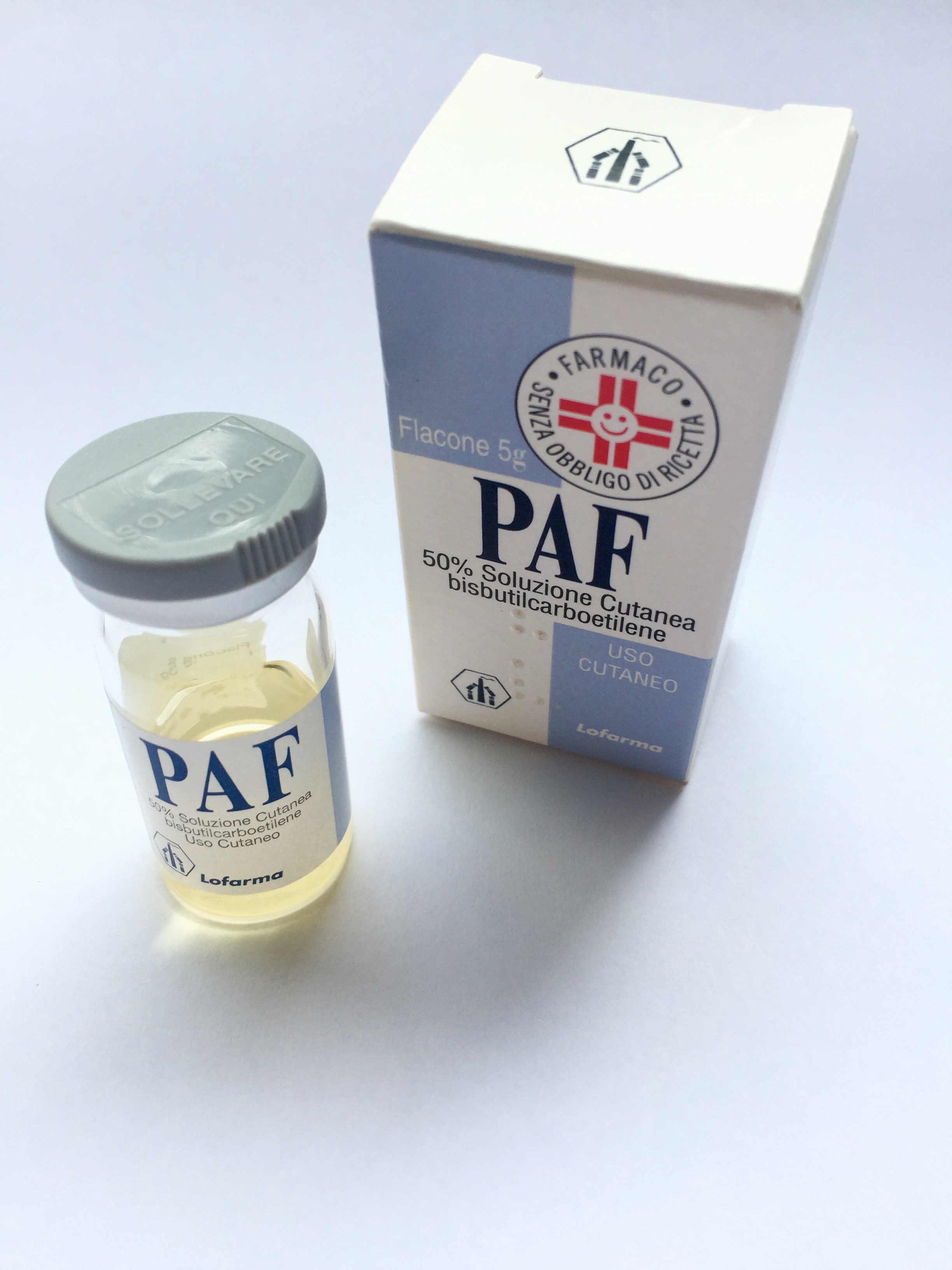 PAF*SOLUZ CUT FL 5G 500MG/ML - Farmacia Mortise
