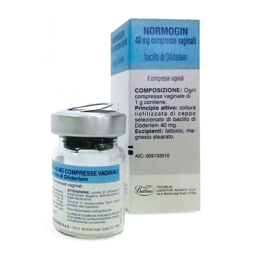 NORMOGIN*6CPR VAG 40MG - Farmacia Mortise