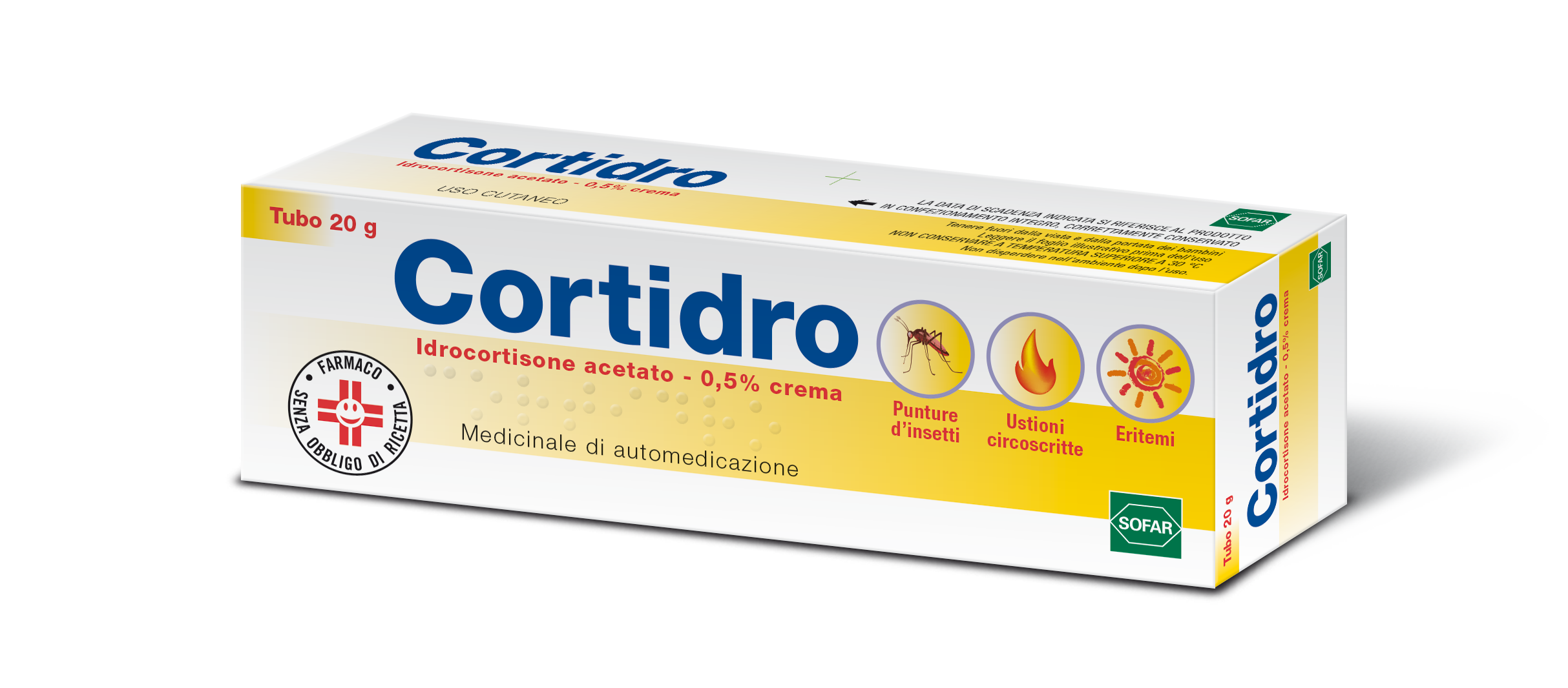 CORTIDRO*CREMA 20G 0,5% - Farmacia Mortise