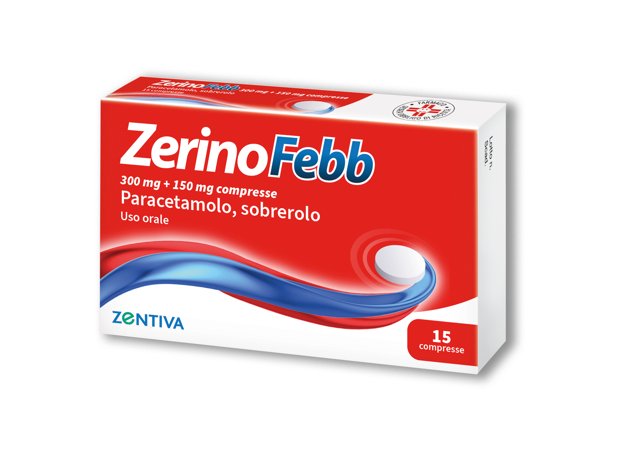 ZERINOFEBB*AD 15CPR 300+150MG - Farmacia Mortise