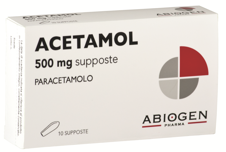 ACETAMOL*10SUPP 500MG - Farmacia Mortise