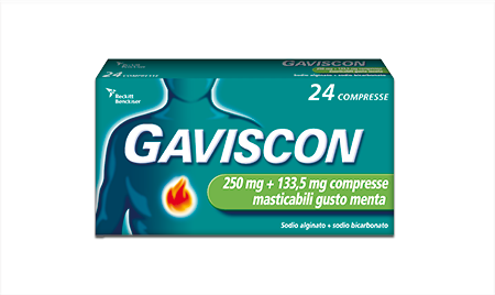 GAVISCON*24CPR MENT250+133,5MG - Farmacia Mortise