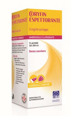 CORYFIN TOSSE ESPETT*SCIR200ML - Farmacia Mortise