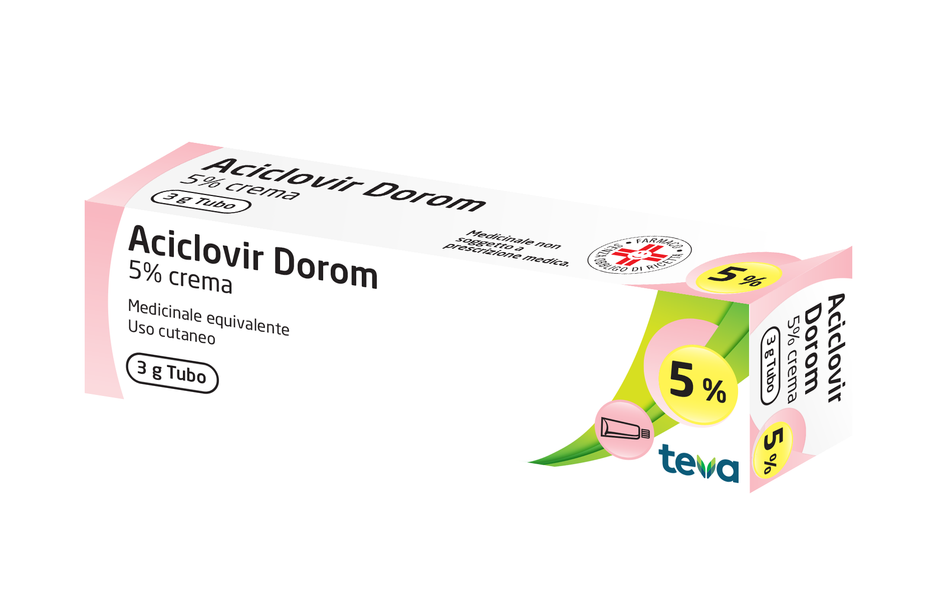 ACICLOVIR DOROM*CREMA 3G 5% - Farmacia Mortise