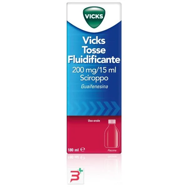 VICKS TOSSE FLUIDIF*FL 180ML - Farmacia Mortise