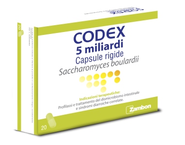 CODEX*20CPS 5MLD 250MG BLISTER - Farmacia Mortise