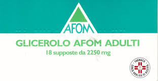 GLICEROLO AFOM*AD 18SUPP2250MG - Farmacia Mortise