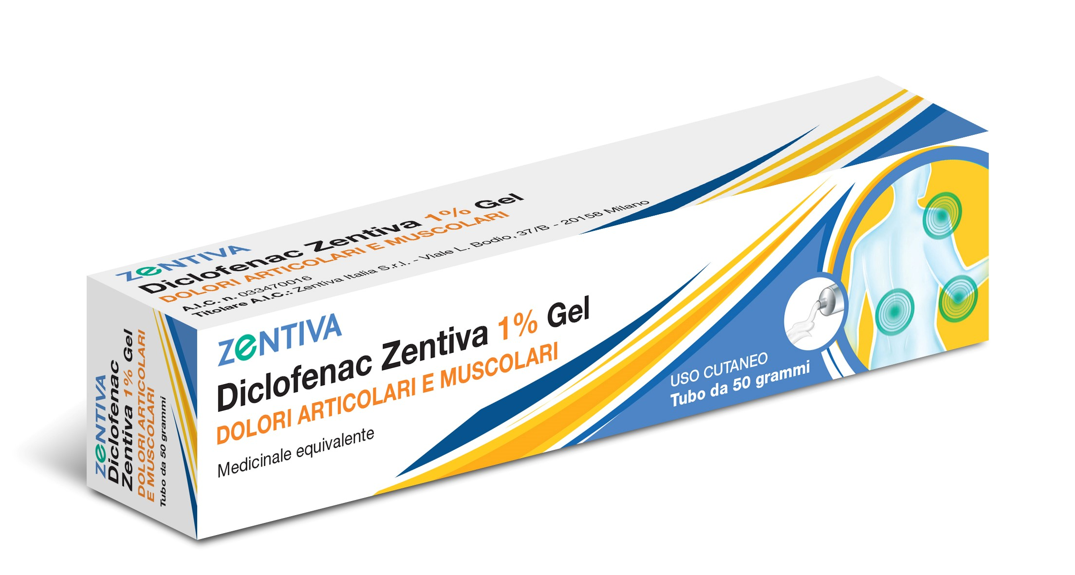 DICLOFENAC ZENTIVA*GEL 50G 1% - Farmacia Mortise