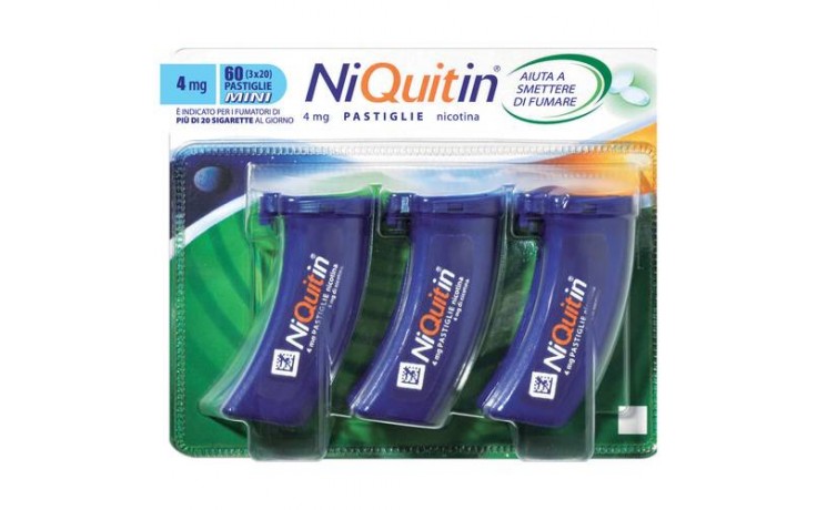 NIQUITIN*60PASTL 4MG MENTA FL - Farmacia Mortise