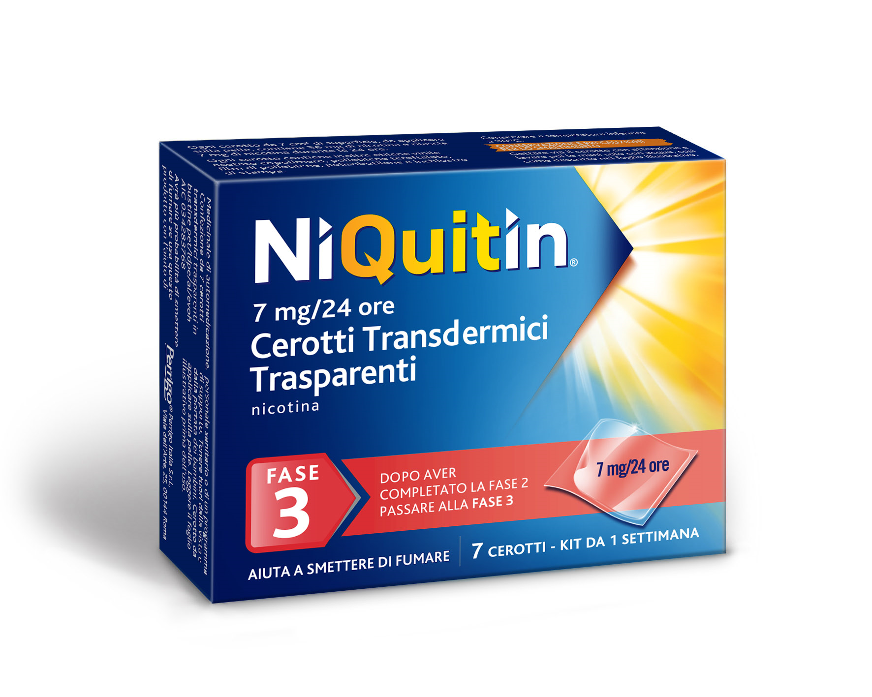 NIQUITIN*7CER TRANSD 7MG/24H - Farmacia Mortise
