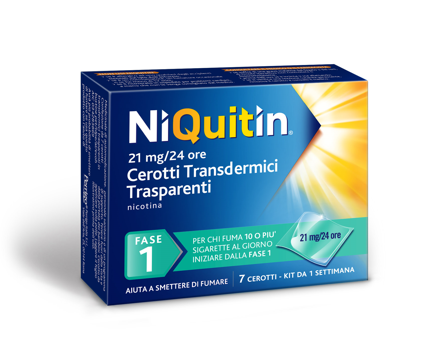 NIQUITIN*7CER TRANSD 21MG/24H - Farmacia Mortise
