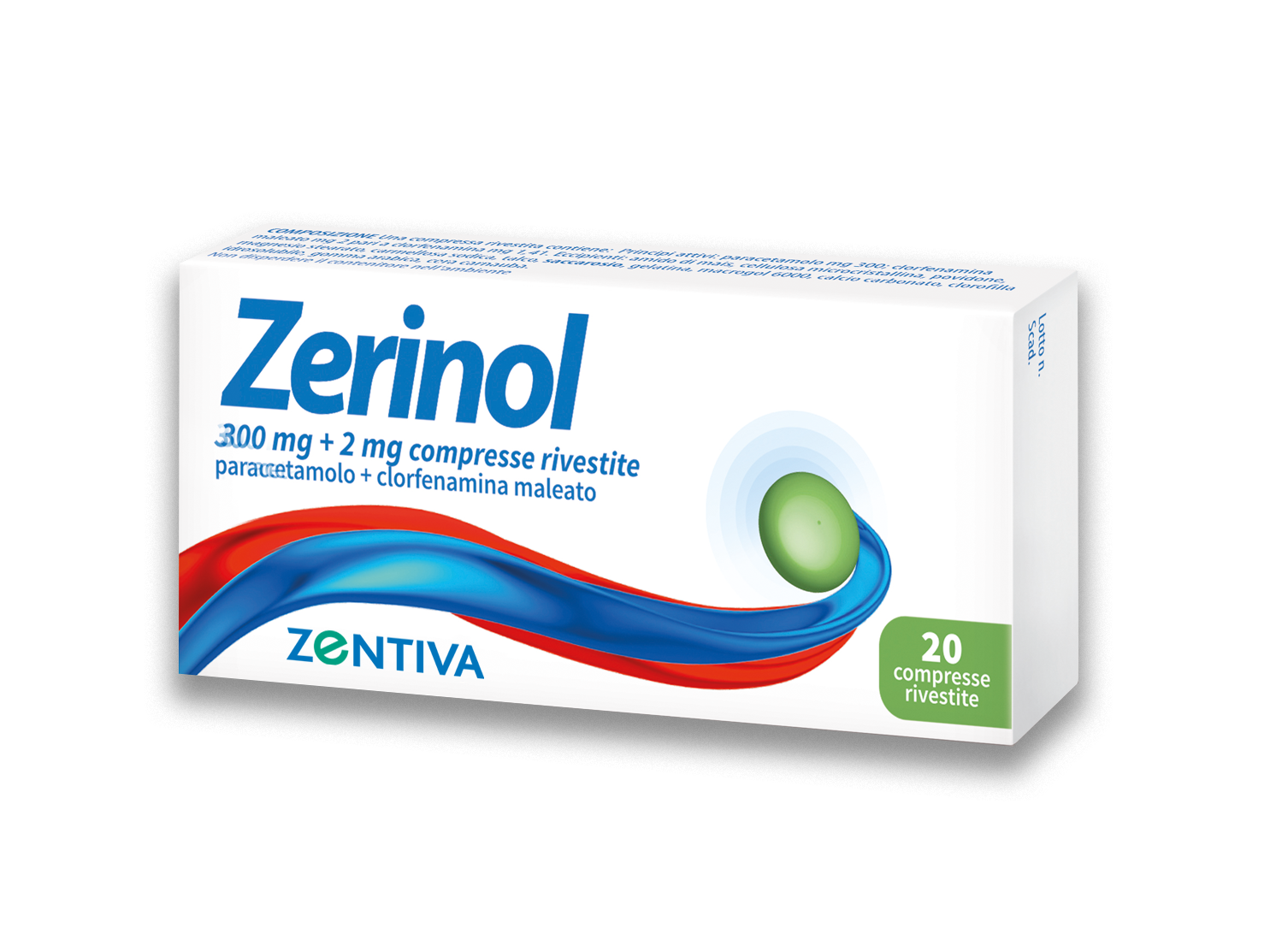 ZERINOL*20CPR RIV 300MG+2MG - Farmacia Mortise