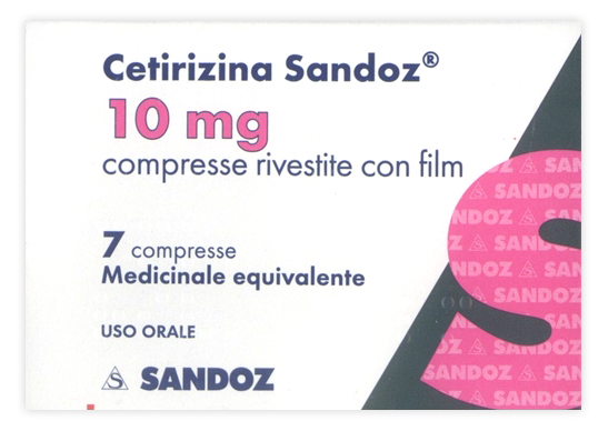 CETIRIZINA SAND*7CPR RIV 10MG - Farmacia Mortise