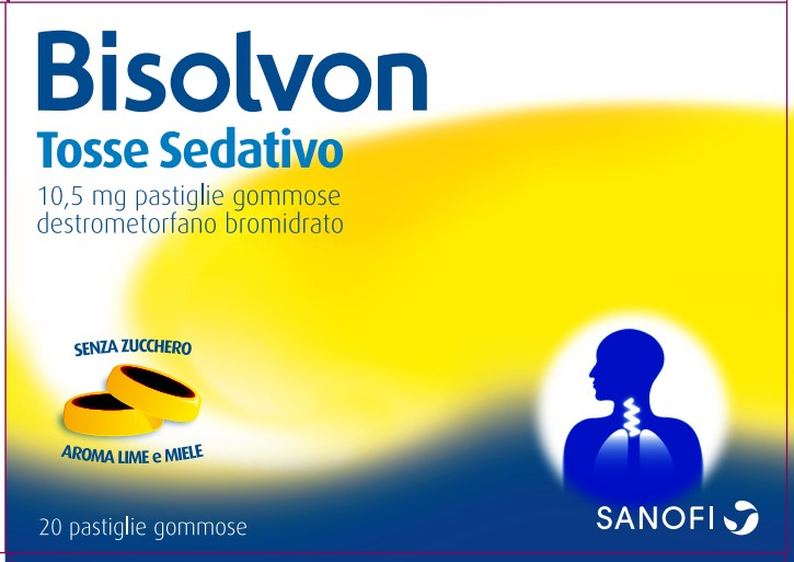 BISOLVON TOSSE SED*20PAST 10,5 - Farmacia Mortise