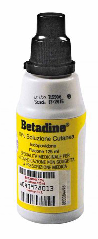 BETADINE*SOLUZ CUT 125ML 10% - Farmacia Mortise