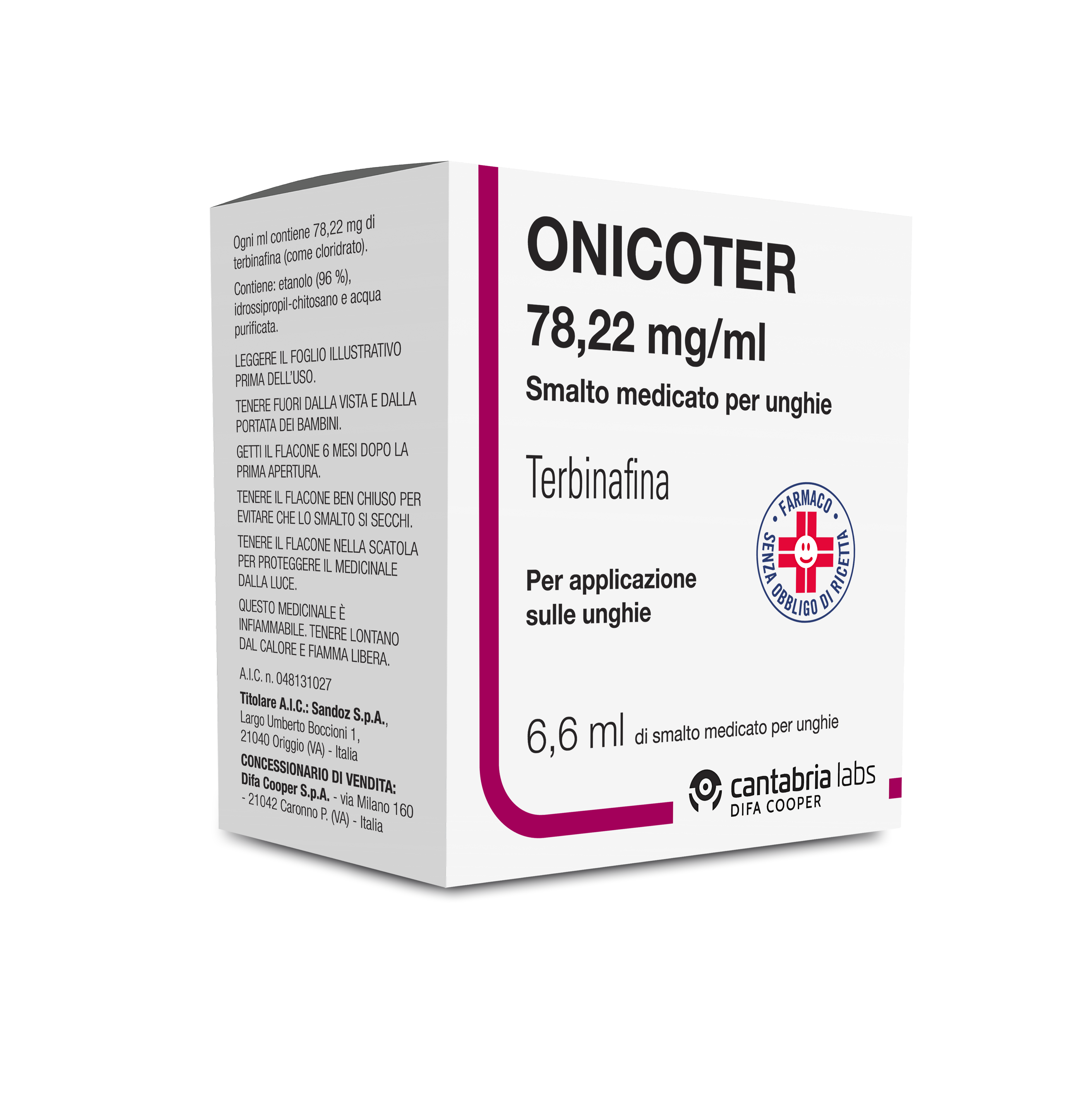 ONICOTER*SMALTO MED 1FL 6,6ML - Farmacia Mortise