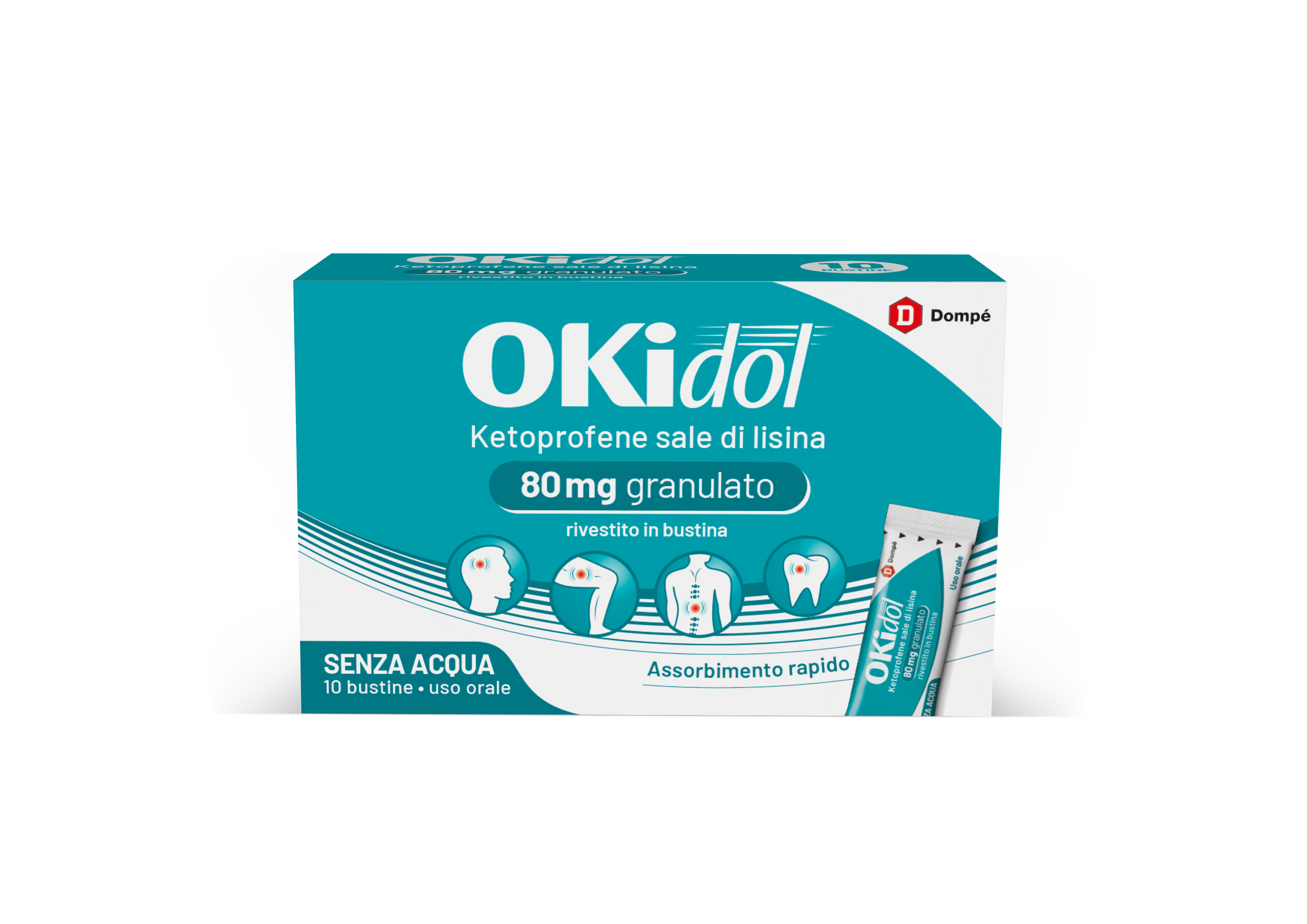 OKIDOL*OS GRAT 10BUST 80MG - Farmacia Mortise