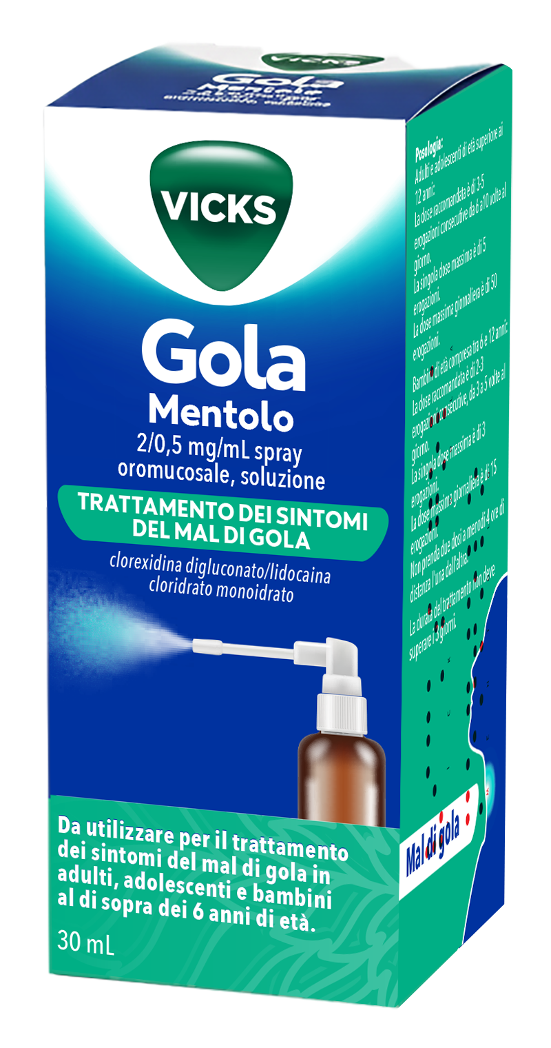 VICKS GOLA*SPR 30ML 2MG+0,5MG - Farmacia Mortise
