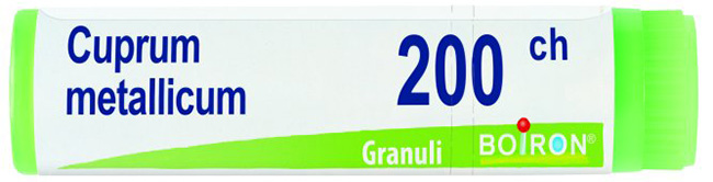 CUPRUM METALLICUM 200 CH GLOBULI 1G - Farmacia Mortise