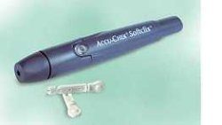 PENNA PUNGIDITO ACCU-CHEK SOFTCLIX + 25 LANCETTE SOFTCLIX + MANUALE DI UTILIZZO - Farmacia Mortise