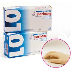 GUANTO IN LATTICE FORHANS MISURA MEDIUM 100 PEZZI - Farmacia Mortise
