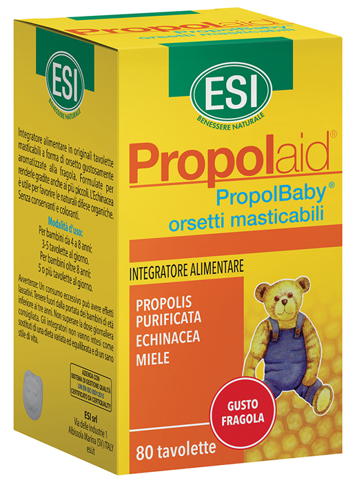 ESI PROPOLAID ORSETTI JUNIOR 80 TAVOLETTE - Farmacia Mortise