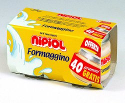 NIPIOL OMOGENEIZZATO FORMAGGINO 80 G 2 PEZZI - Farmacia Mortise