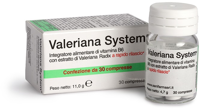 VALERIANA SYSTEM 30 COMPRESSE - Farmacia Mortise
