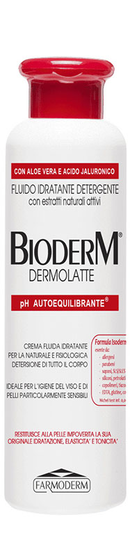 BIODERM DERMOLATTE CREMA FLUIDA 250 ML - Farmacia Mortise