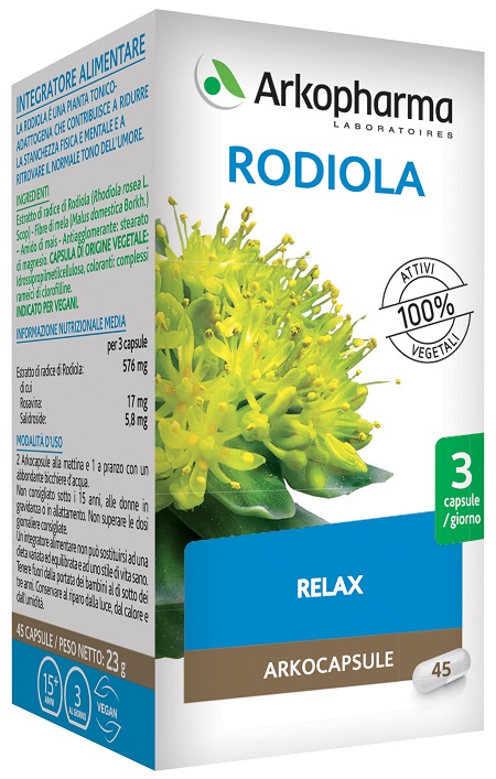 ARKO CAPSULE RODIOLA 45 CAPSULE - Farmacia Mortise