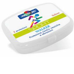 PROTEZIONE TALLONE VESCICHE E ABRASIONI MASTER-AID SPORT WALKER 5X5 5 PEZZI - Farmacia Mortise