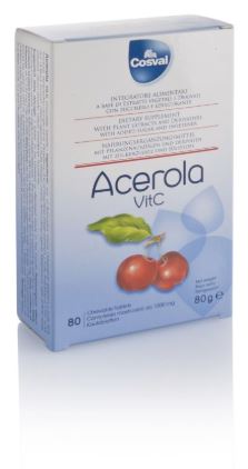 ACEROLA VITAMINA C 80 TAVOLETTE - Farmacia Mortise