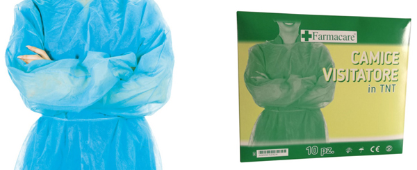 CAMICE VISITATORE TNT 10 PEZZI - Farmacia Mortise