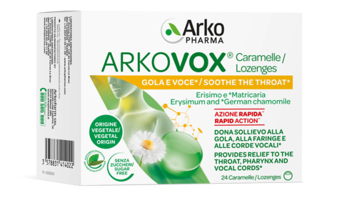 ARKOVOX MENTA/EUCALIPTO 24 CARAMELLE - Farmacia Mortise