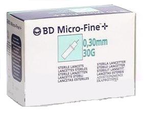 LANCETTE PUNGIDITO BD MICROFINE+ PER OPTIMUS GAUGE 33 25 PEZZI - Farmacia Mortise
