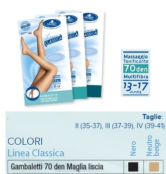 SAUBER GAMBALETTO 70 MAGLIA LISCIA NERO 3 LINEA CLASSICA - Farmacia Mortise
