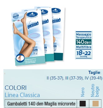 SAUBER GAMBALETTO 140 MAGLIA MICRORETE NEUTRO BEIGE 3 LINEA CLASSICA - Farmacia Mortise