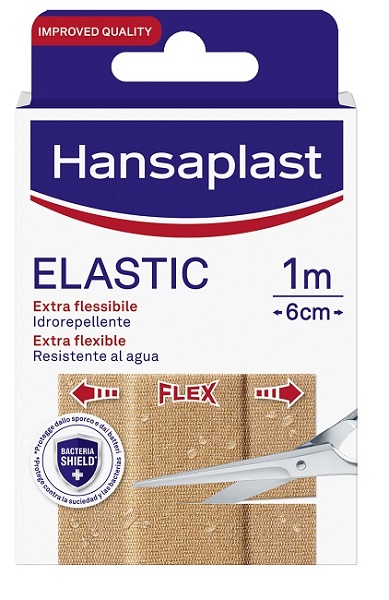 CEROTTO IN STRISCIA HANSAPLAST ELASTIC EXTRA FLESSIBILE 6 CM LUNGHEZZA 1 M 10 PEZZI - Farmacia Mortise