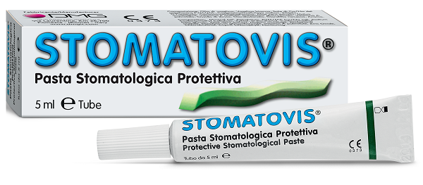 PASTA STOMATOLOGICA PROTETTIVA STOMATOVIS STOMATITI AFTOSE 5 ML - Farmacia Mortise