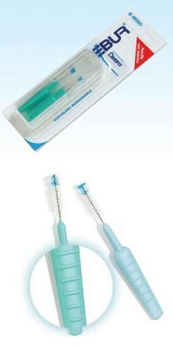 EBUR SCOVOLINO FINE CON MANICO IN ASTUCCIO TASCABILE 5 PEZZI - Farmacia Mortise