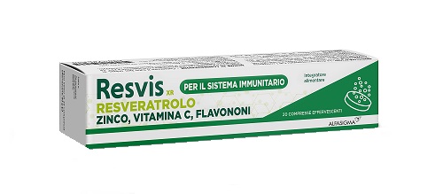 RESVIS XR ALFASIGMA 20 COMPRESSE EFFERVESCENTI DA 4 G - Farmacia Mortise