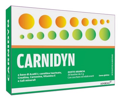 CARNIDYN 20 BUSTINE DA 5 G GUSTO ARANCIA - Farmacia Mortise