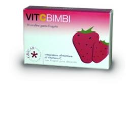 VIT C BIMBI FRAGOLA 30 OVALETTE - Farmacia Mortise