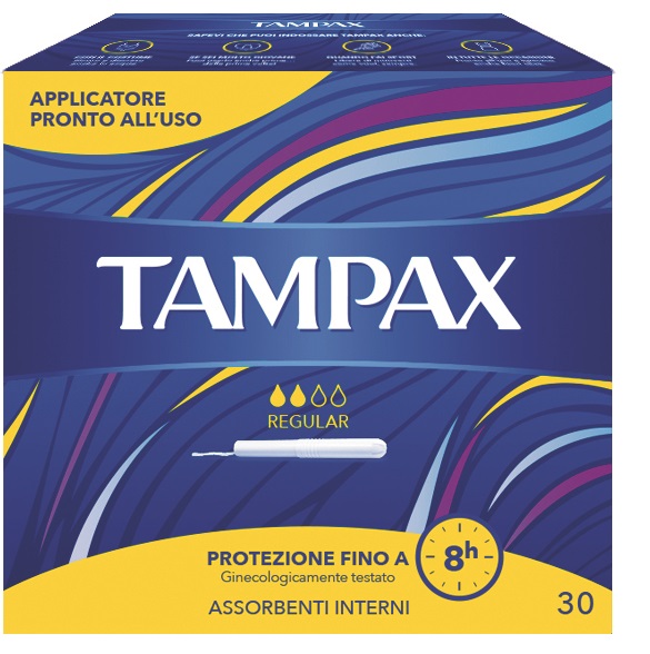 TAMPAX BLUE BOX REGULAR 30 PEZZI - Farmacia Mortise