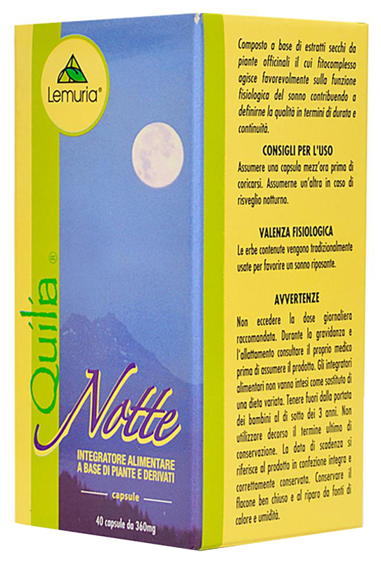 QUILIA NOTTE 40 CAPSULE - Farmacia Mortise