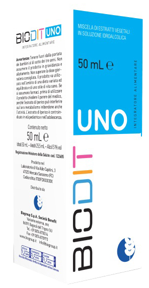 BIODIT UNO SOLUZIONE IDROALCOLICA 50 ML - Farmacia Mortise