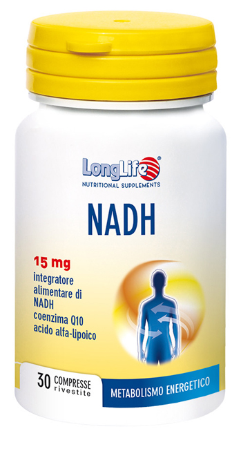 LONGLIFE NADH CON Q10 30 COMPRESSE - Farmacia Mortise