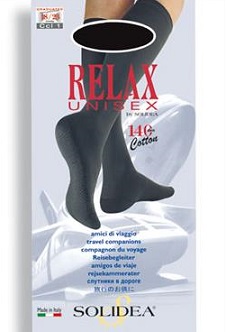 RELAX UNISEX 140 GAMBALETTO COTTON BLU SCURO 2 - Farmacia Mortise
