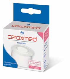 CEROTTO ADESIVO IN ROCCHETTO CEROXMED IN TESSUTO NON TESSUTO AERATO IPOALLERGENICO BIANCO 500X2,5 CM 1 PEZZO - Farmacia Mortise