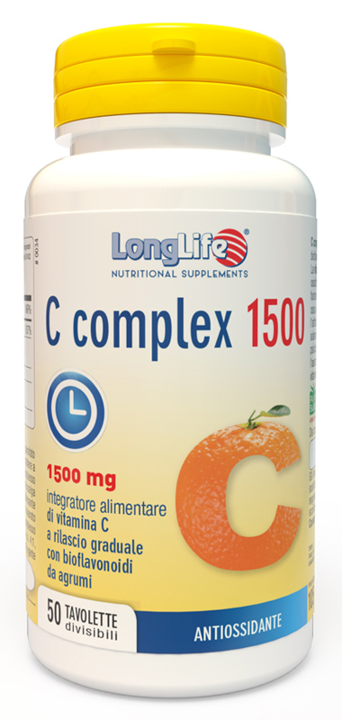 LONGLIFE C COMPLEX 1500 T/R 50 TAVOLETTE DIVISIBILI - Farmacia Mortise